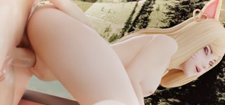 Ahri KDA Fucked in the LAUNDRY 2 League of Legends Porn 3D