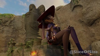 The Hidden Spring [Giantess Growth] Genshin Impact Animation