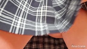 This is a Powerful Orgasm in the Park! Public Sex! Upsk1rt View!