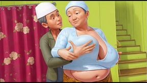 Steamy Older Woman's Lewd Fantasies Come True in CartoonXXX