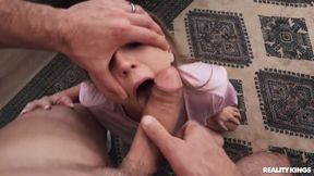 Basketball BF Gets His Balls Drained