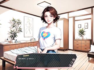 FEMBOY called it MASSAGE, Impressive femboy Alain came during a massage session but his consummate stomach