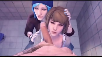 Is this strange?  Max &amp_ Cloe giving Blowjob Animation by Madruga3D &amp_ Voice Acted by Magi