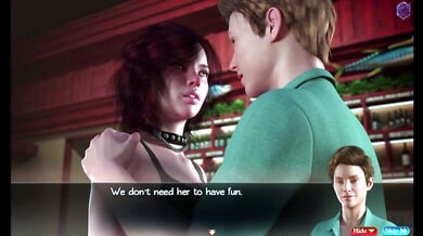 Futanari fantasy in 3D: Nadia explores mutual pleasure in a vibrant hentai scene
