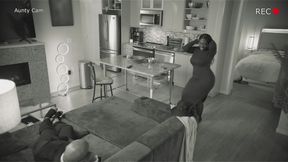 Caught Auntie Fuckin on the Security Cameras
