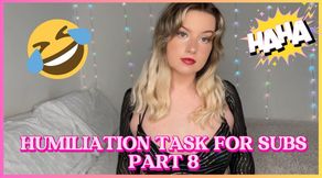 HUMILIATING TASK FOR SUBS PART 8th new tasks every week)