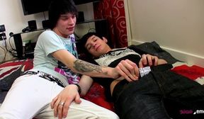 homoemo lewis romeo takes charge of kyle wilkinson in rough emo fuck session