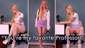 Pussy Flashing My Professor