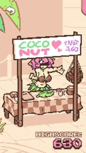Coconut Shake Hentai Mobile Game 2D Pixel Art