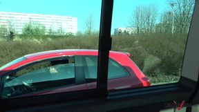 Blonde Stepmom hardly convinced to come with horny stranger who fuck her in van