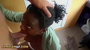This Ebony Girlfriend Wanted Big Cock