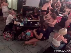 Strip club dressing room camera