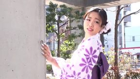 Nozomi Hamada's steamy yukata encounter at a love hotel