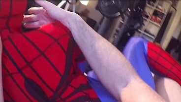 Nylonxtreme - update #60 - Zentai spidergirl sex fuck