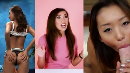 Split Screen Compilation - Brenda Song Alina Li sour candy.mp4