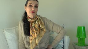 Wear a Silk Scarf and Masturbate in Front of Me, Lady Victoria Valente
