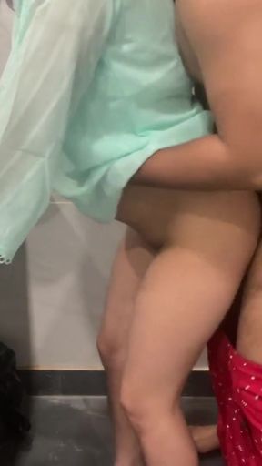Emotional moment from &quot;Hot Sister Got Banged by her horny borther in Bathroom.&quot;