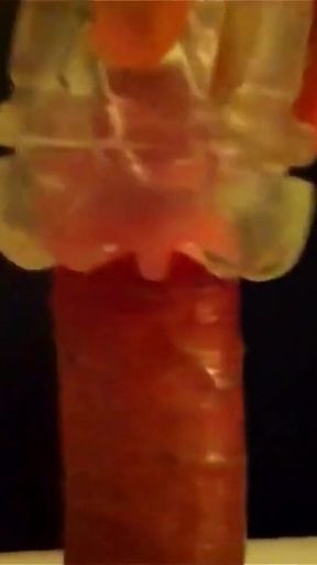 Close-up POV on Glans Penis While Jerking off Edging with Fleshlight Quickshot Vantage Until Cumming, Moaning, Washing