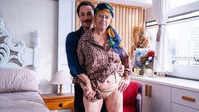 Only Taboo featuring goddess's big saggy tits scene