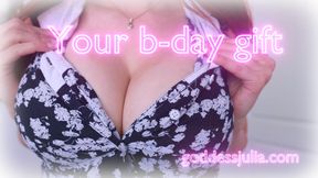 Weakness for my red hair

Your b-day gift