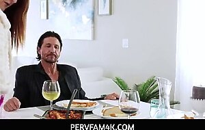 Pervfam4k  -  harley king secretly sucked tommy gunn's cock under the table