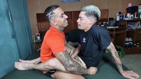 Hot Kisses Between 2 Naughty Neighbors - By Jack Harris and Marlon Noby - clip 1