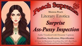 Surprise Ass-Pussy Inspection [POV Erotic Audio] [Visualized Audio Caption Video]