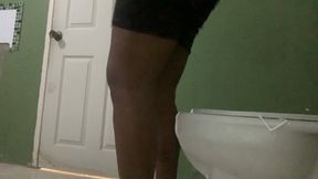Farting in toilet
