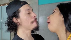 KISSING MY GIRLFRIEND VERY HORNY - BY ODAH AND CLEO - CLIP 2 IN FULL HD