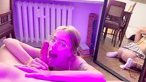 Asked My Friend To Check How I Give A Blowjob