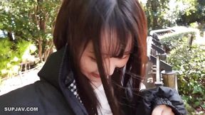 Angelic Asian chick gets deepthroat & fucked hard