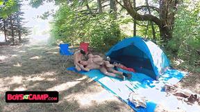 ”Innocent Scout Boy Gets His Tight Ass Pounded In The Middle Of The Forest By Two Scout Leaders”