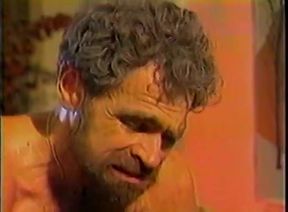 Horny blonde whore takes cock up her hairy pussy from the back - Vintage compilation