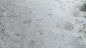 sexo na beira da praia de manha cedo apos caminhada joy cradozo - pernocas