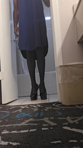 My dress and heels