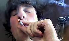 Chainsmoking hunks indulge their deepest desires in gay sex