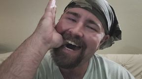 Biting on fingers