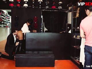 LosConsoladores - Noe Milk Portuguese Teen Intensive Interracial Threeway With Her Coworkers - VIPSEXVAULT