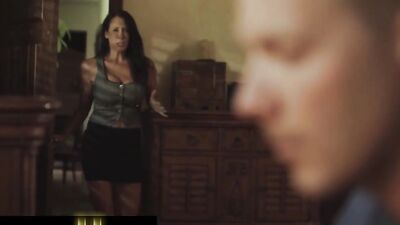 Family Sinners - Sexy MILF Reagan Foxx Feels Neglected & her Stepson Codey Steele Helps her out