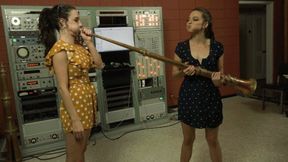 Ama Rio and Sierra Sauvage Try Out the Tibetan Horns (MP4 - 1080p)