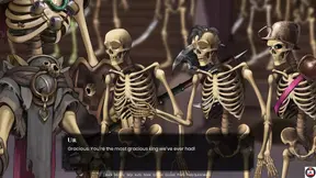 Beautiful virgin meets sneaky 3D animated legend