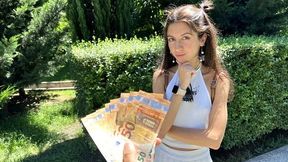 Public Pickup Teen Agrees to Rough Gangbang for Money with Double Penetration