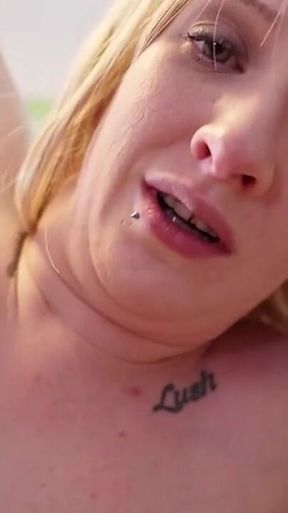 Sniffing Smell Dutch Blonde Turns Into Breeding Bukkake Cumdump
