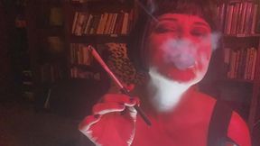 Smoking in Red Light JOI