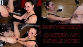 Chastised and Double Anal Fisting 4K ft Latex Mistress Lith Maz Morbid @mazmorbidfetish