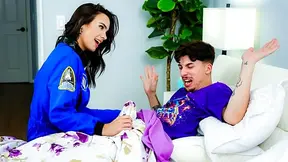 Astronaut stepmom returns from space horny as hell and her stepson is all grown up now