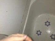 Anal stroker shower-time play