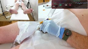 22 French Foley Insertion with Live Telemetry