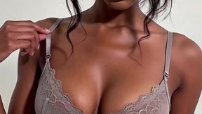Big Black Cock Slut Naomi Teases Hard Before Riding It Rough