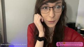 Preview: Petite TS with a Huge Cock bites off more than she can screw